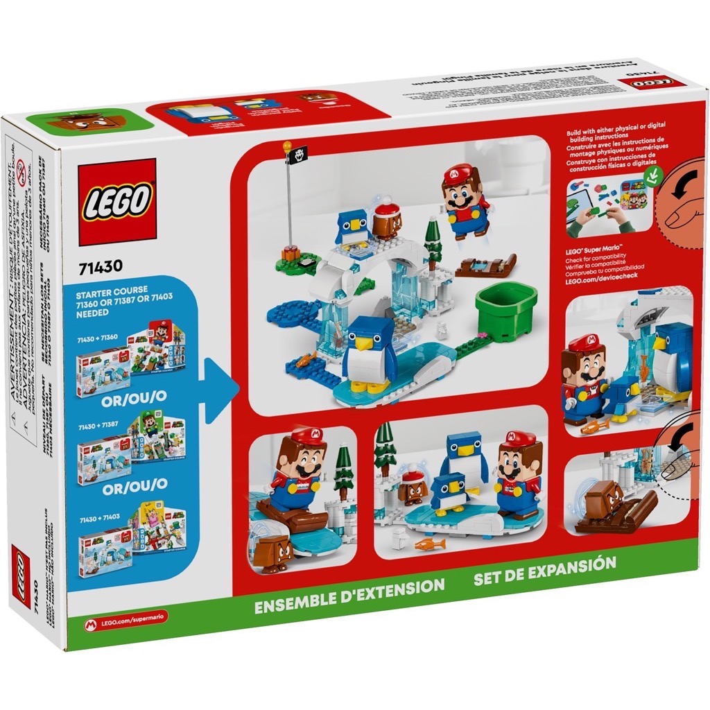 เลโก้ LEGO Super Mario 71430 Penguin Family Snow Adventure