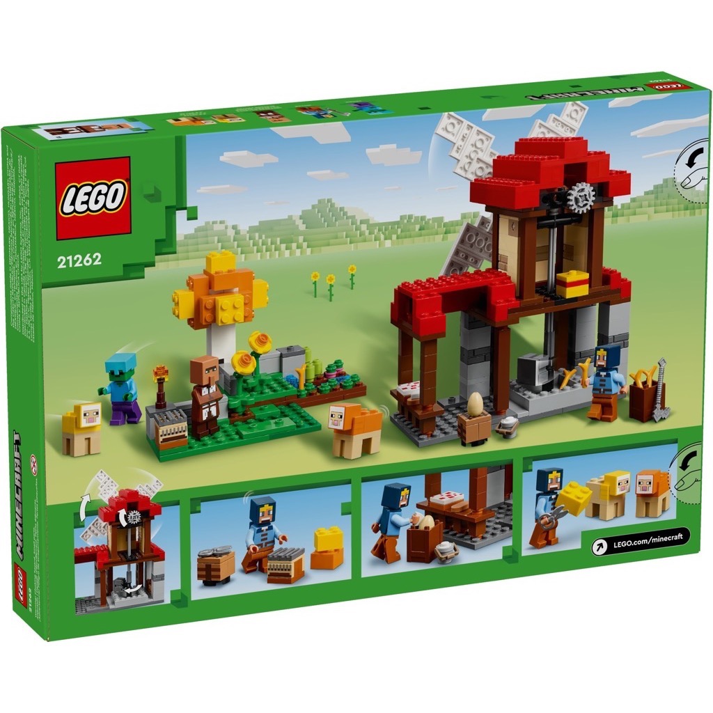เลโก้ LEGO Minecraft 21262 The Windmill Farm
