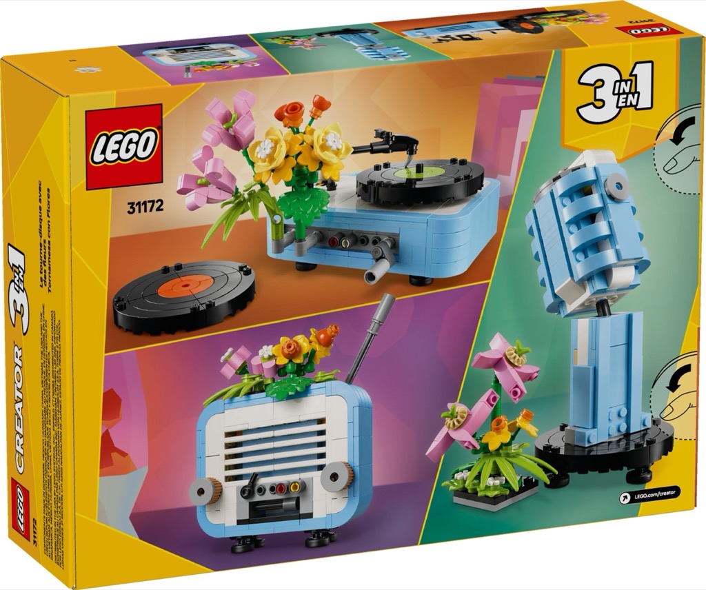เลโก้ LEGO Creator 31172 Record Player with Flowers
