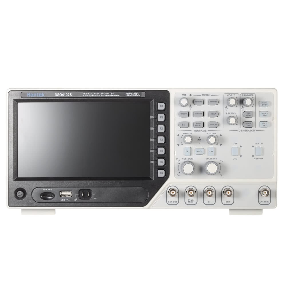 Hantek DSO4102S Digital Oscilloscope 2CH 100MHZ Arbitrary waveform generator