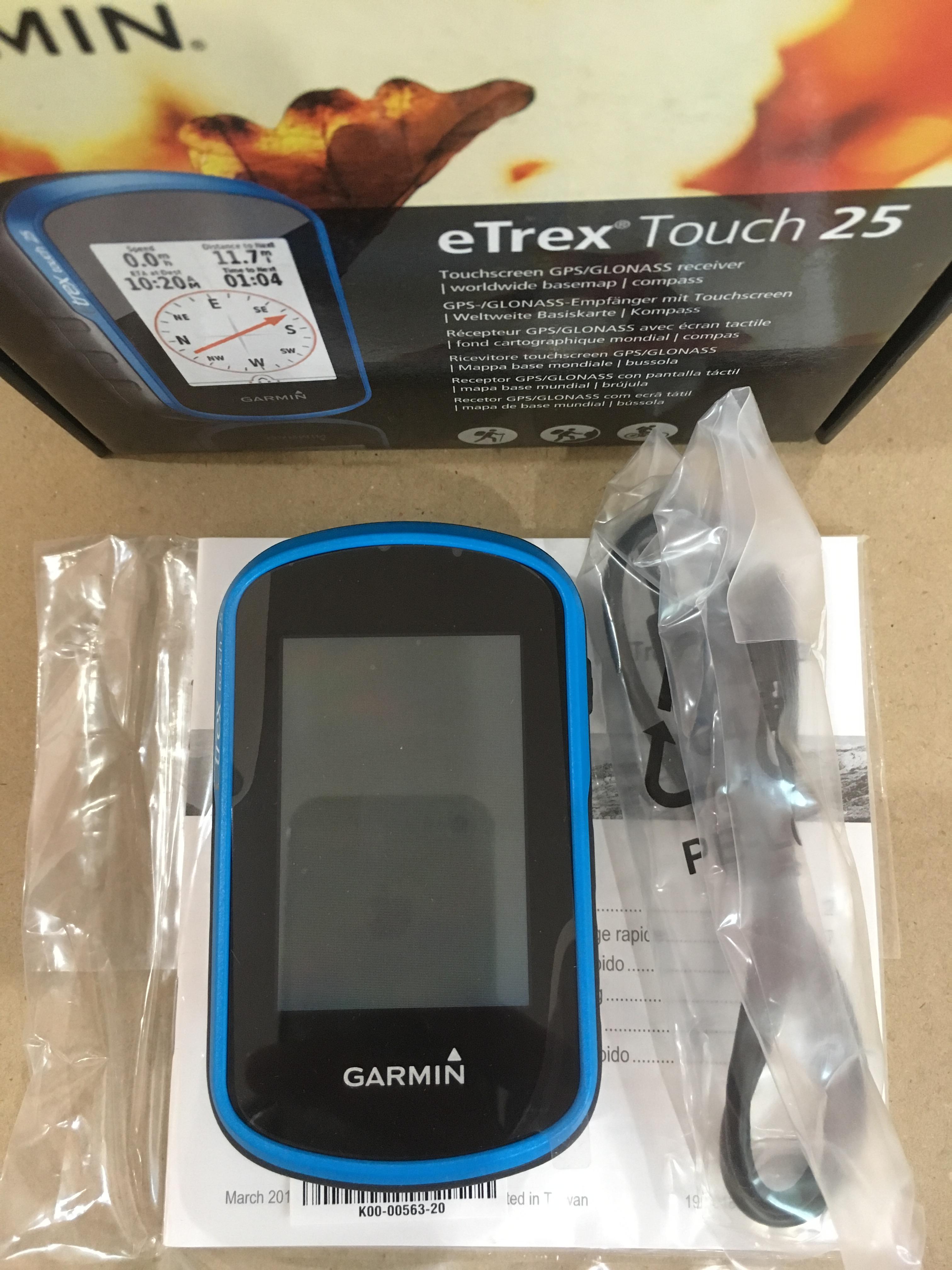 เครื่อง GPS ยี่ห้อ Garmin รุ่น eTrex Touch 25 (จอสัมผัส)