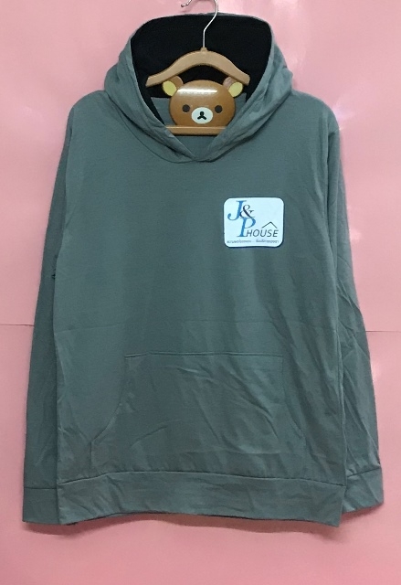 เสื้อฮู้ดคอตตอนสกรีนรับสร้างบ้าน