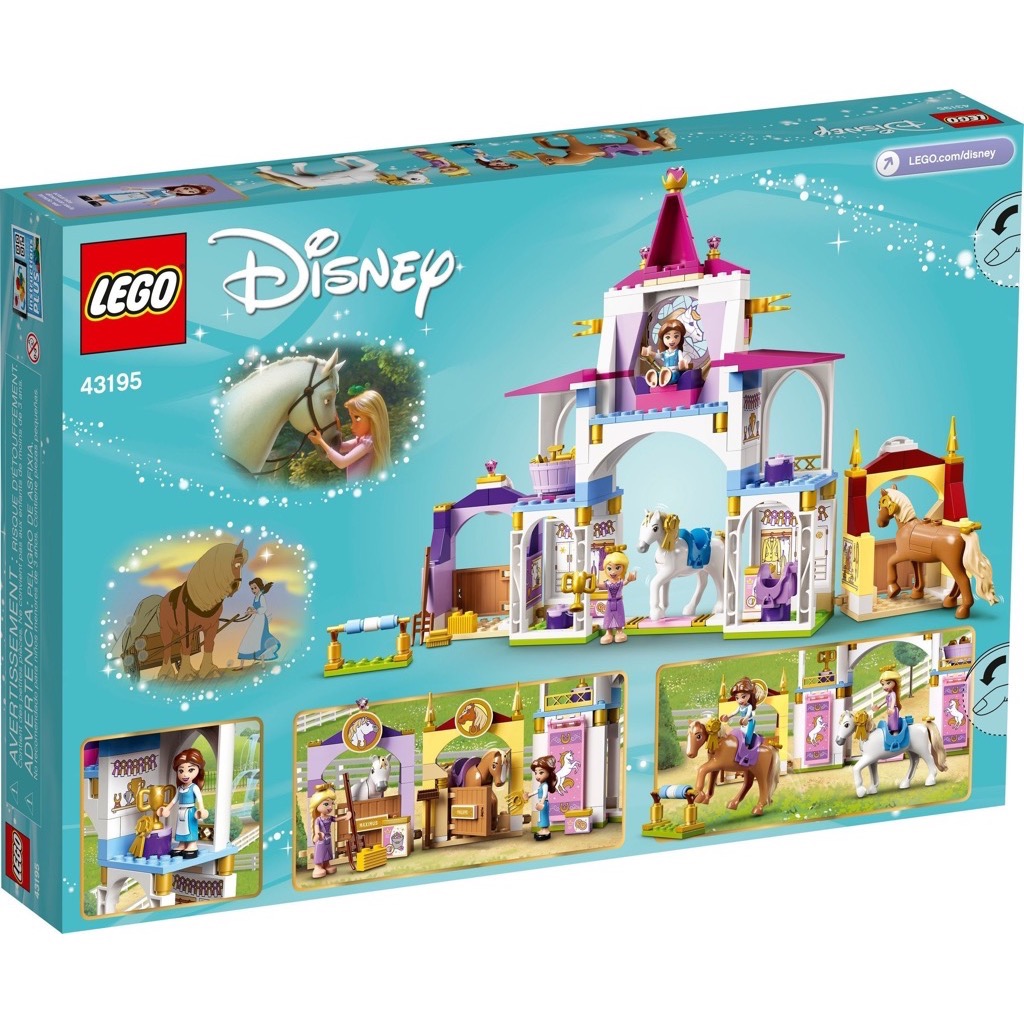 เลโก้ LEGO Disney 43195 Belle and Rapunzel's Royal Stables