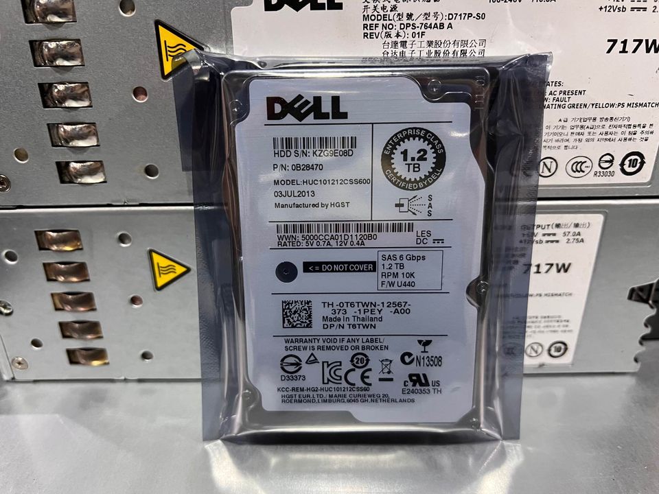 hdd server sas 1.2TB 10k 0B28470 มือสองพร้อมใช้งาน