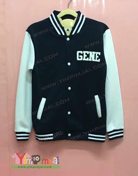 เสื้อทีม เสื้อกิจกรรม เสื้อแผนก แจ็คเก็ตเบสบอลสกรีนตำแหน่งและชื่อ