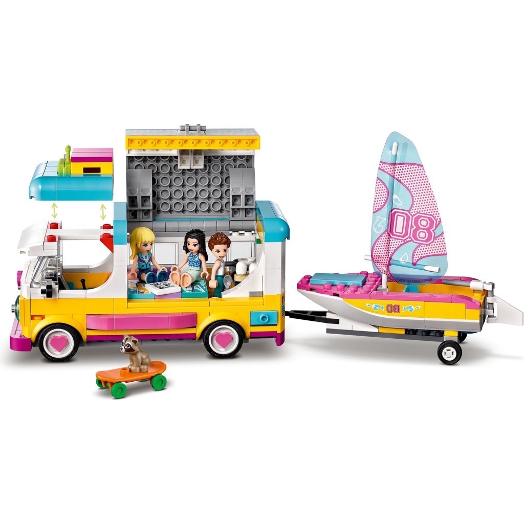 เลโก้ LEGO Friends 41681 Forest Camper Van and Sailboat