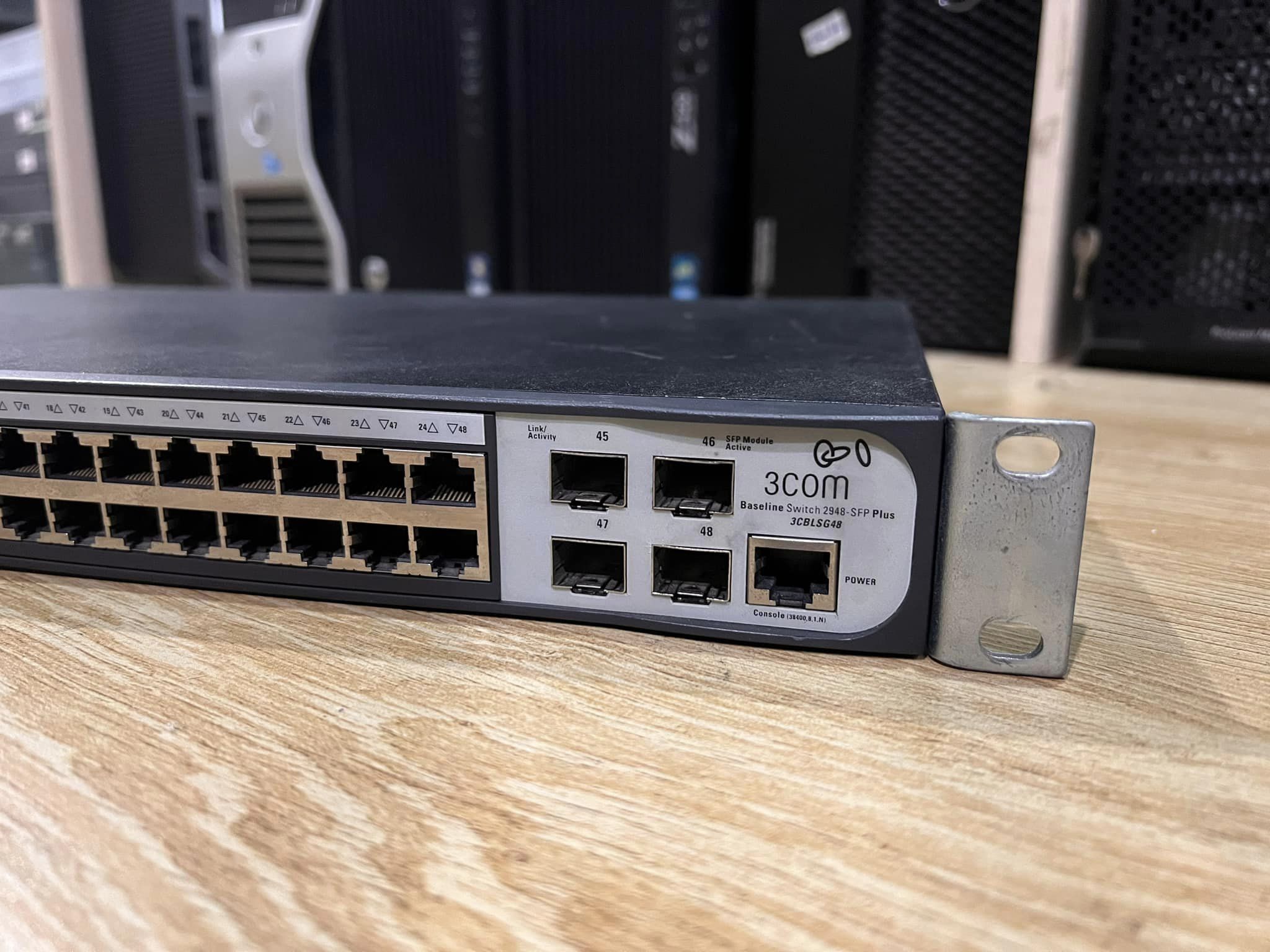Switch 3Com 2948 3CBLSG48 48Port gigabit สวิทมือสองพร้อมใช้งาน