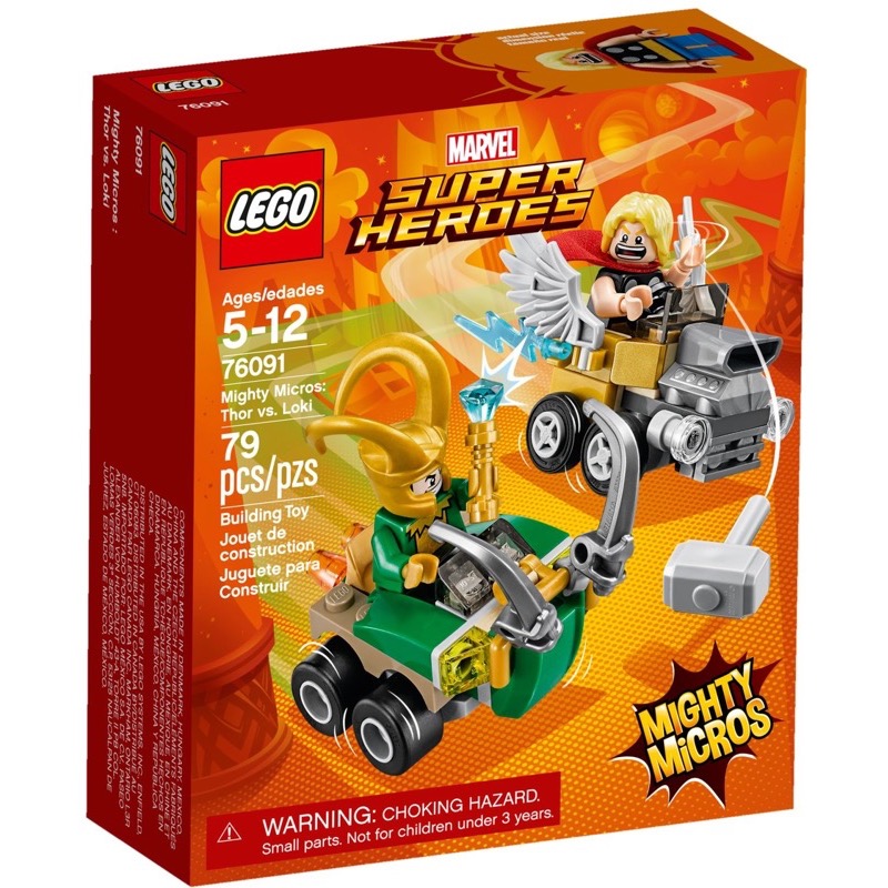 LEGO Super Heroes 76091 เลโก้ Mighty Micros: Thor vs. Loki