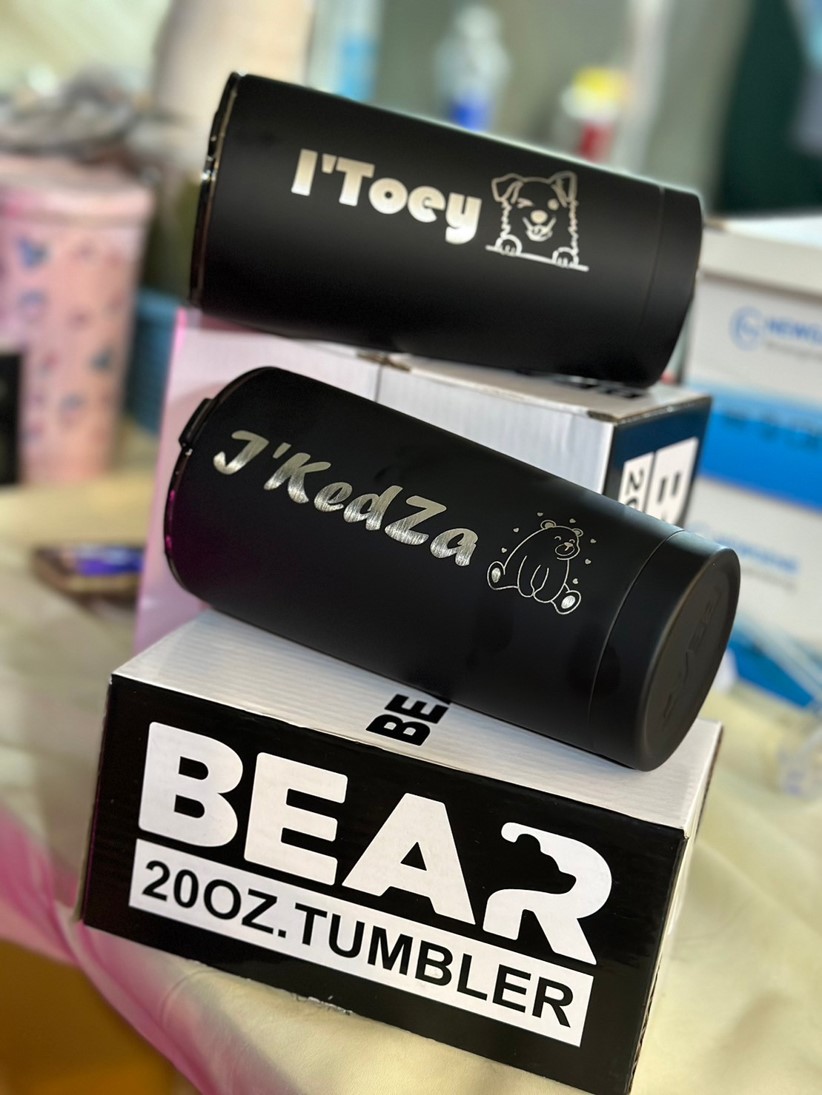 สกรีนแก้ว YETI