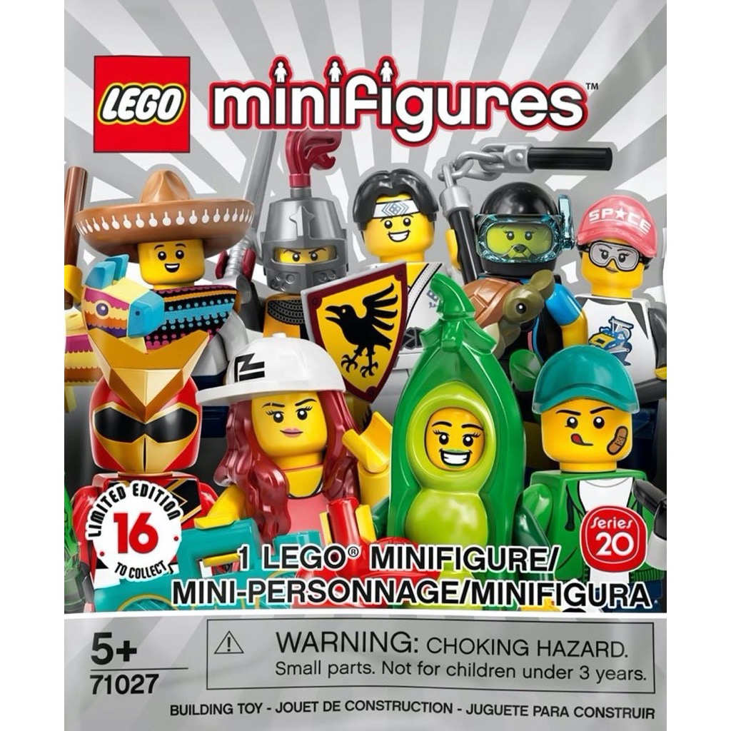 เลโก้ LEGO Exclusives 71027 Minifigures Series 20 (Complete 16 Packs - ครบทั้ง 16 แบบ)