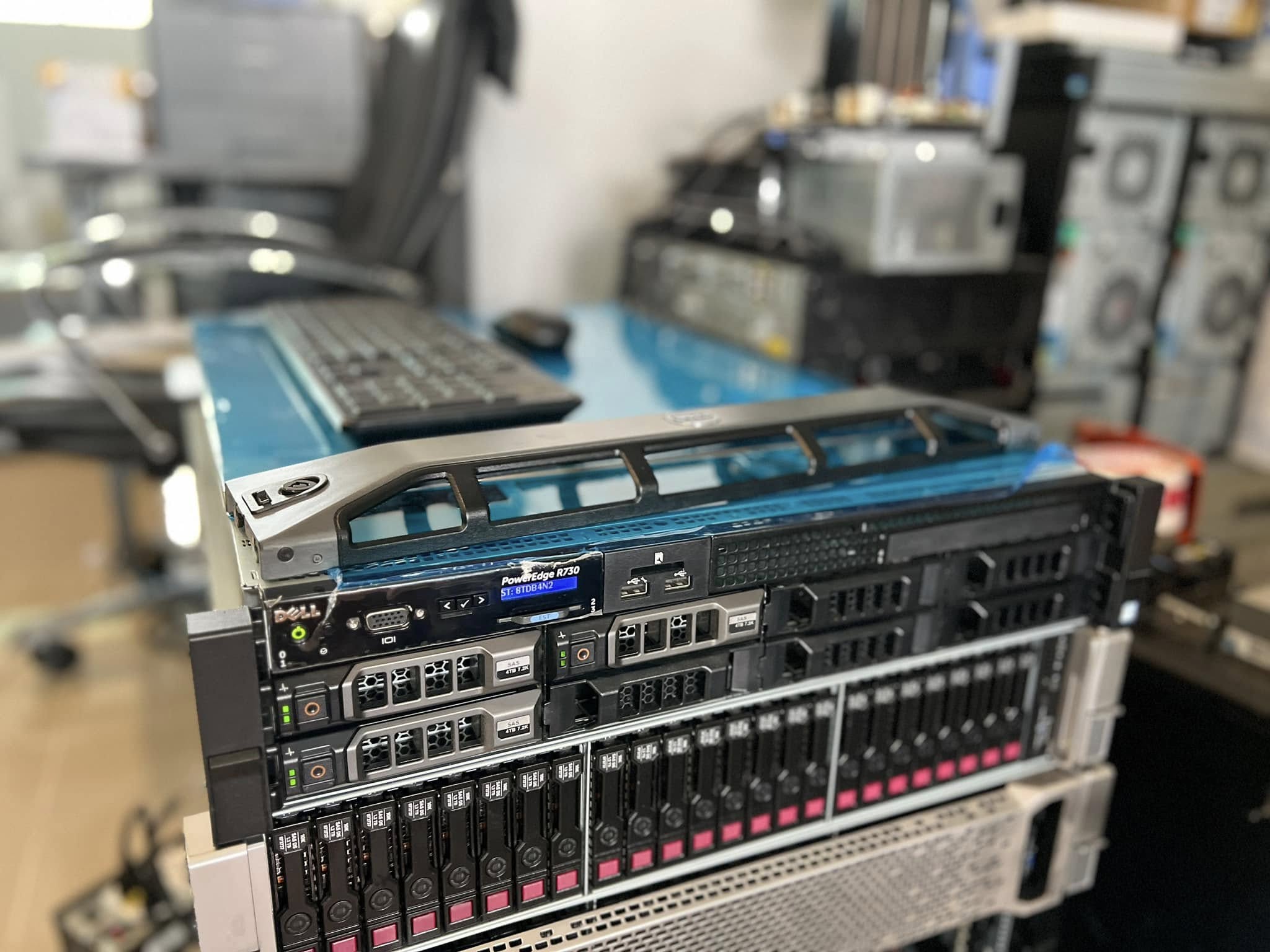 server dell r730 2cpu 28cores ddr4 32gb เครื่องประกัน 3 เดือน เซิฟเวอร์เดลมือสองพร้อมใช้งาน