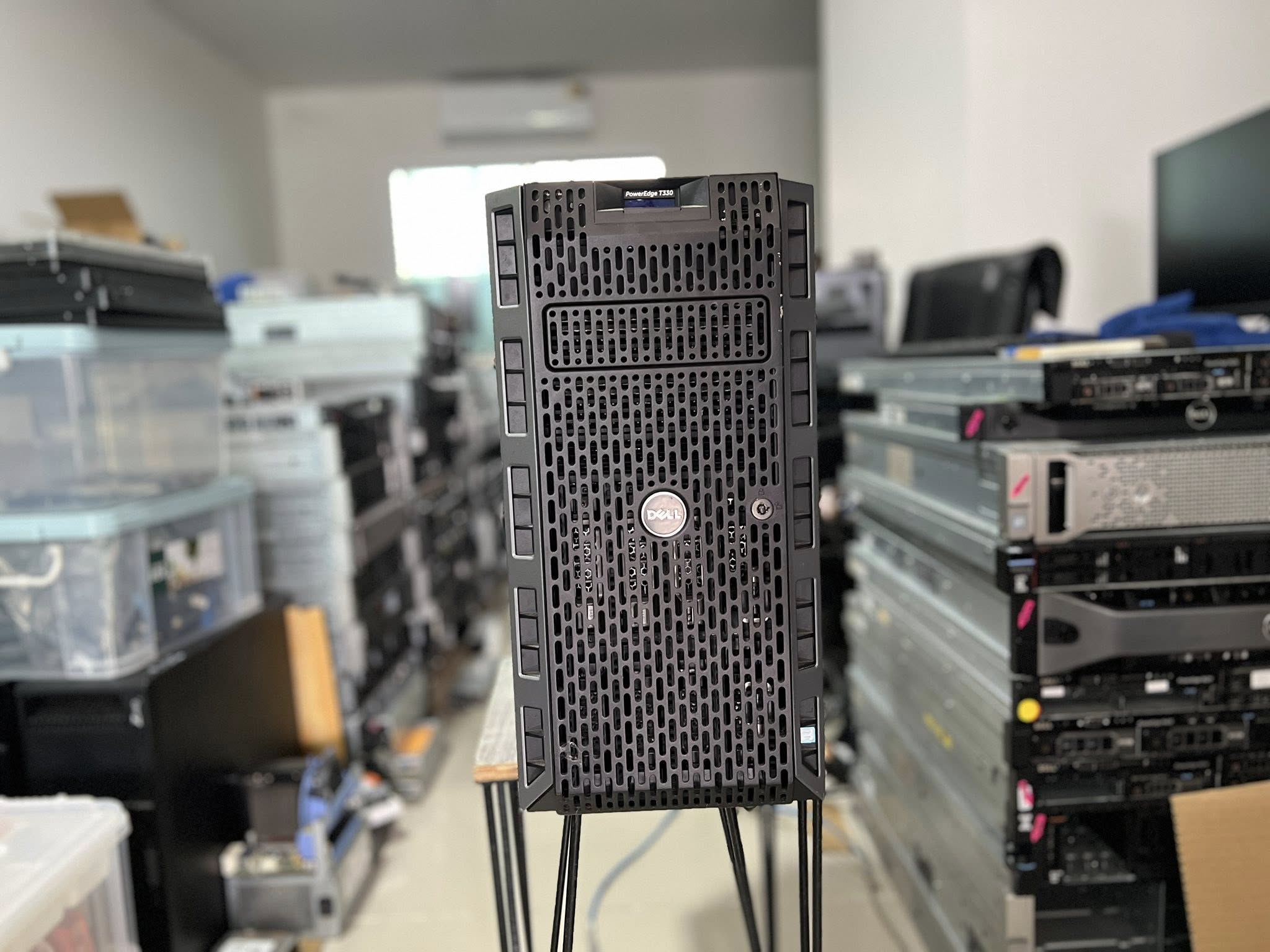 Server Dell T330 Tower V6 32gb 12TB ประกัน 3 เดือน เซิฟเวอร์เดลมือสองพร้อมใช้งาน