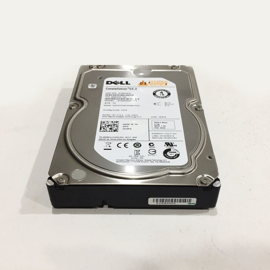 HDD SAS 4TB 7.2k 3.5นิ้ว มือ 2 พร้อมใช้งาน