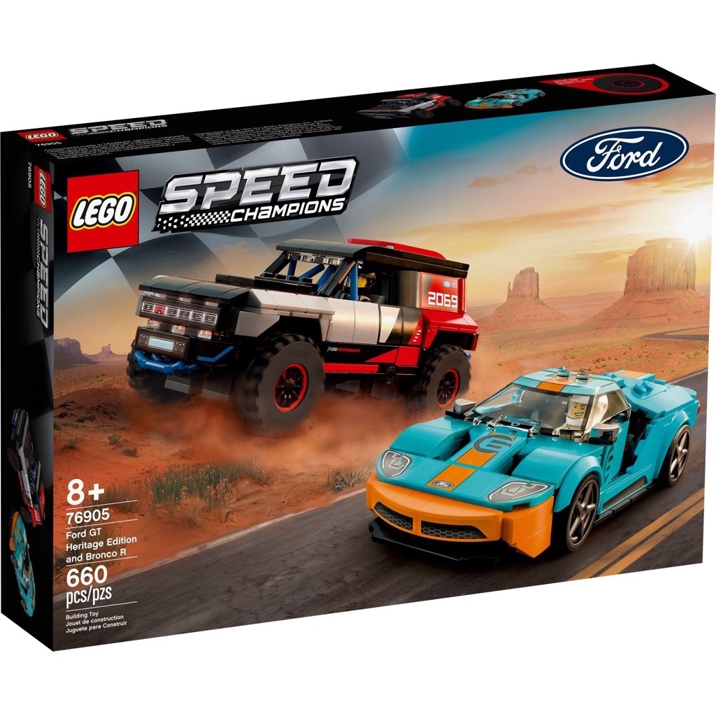 เลโก้ LEGO Speed Champions 76905 Ford GT Heritage Edition and Bronco R