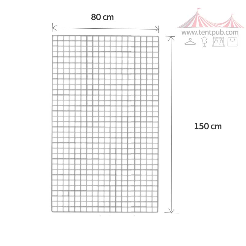 ตะแกรงชุบพลาสติก 80*150cm