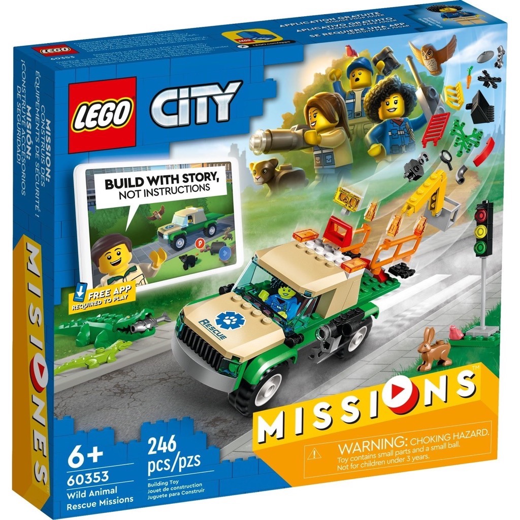 เลโก้ LEGO City 60353 Wild Animal Rescue Missions