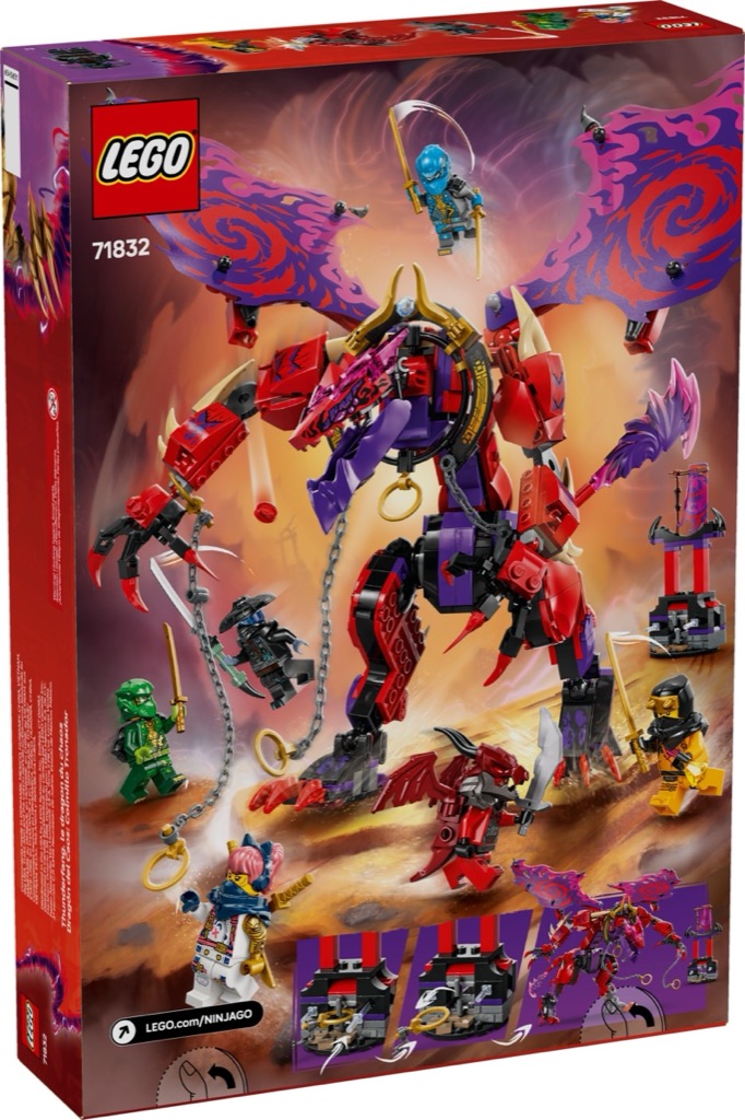 เลโก้ LEGO Ninjago 71832 Thunderfang Dragon of Chaos
