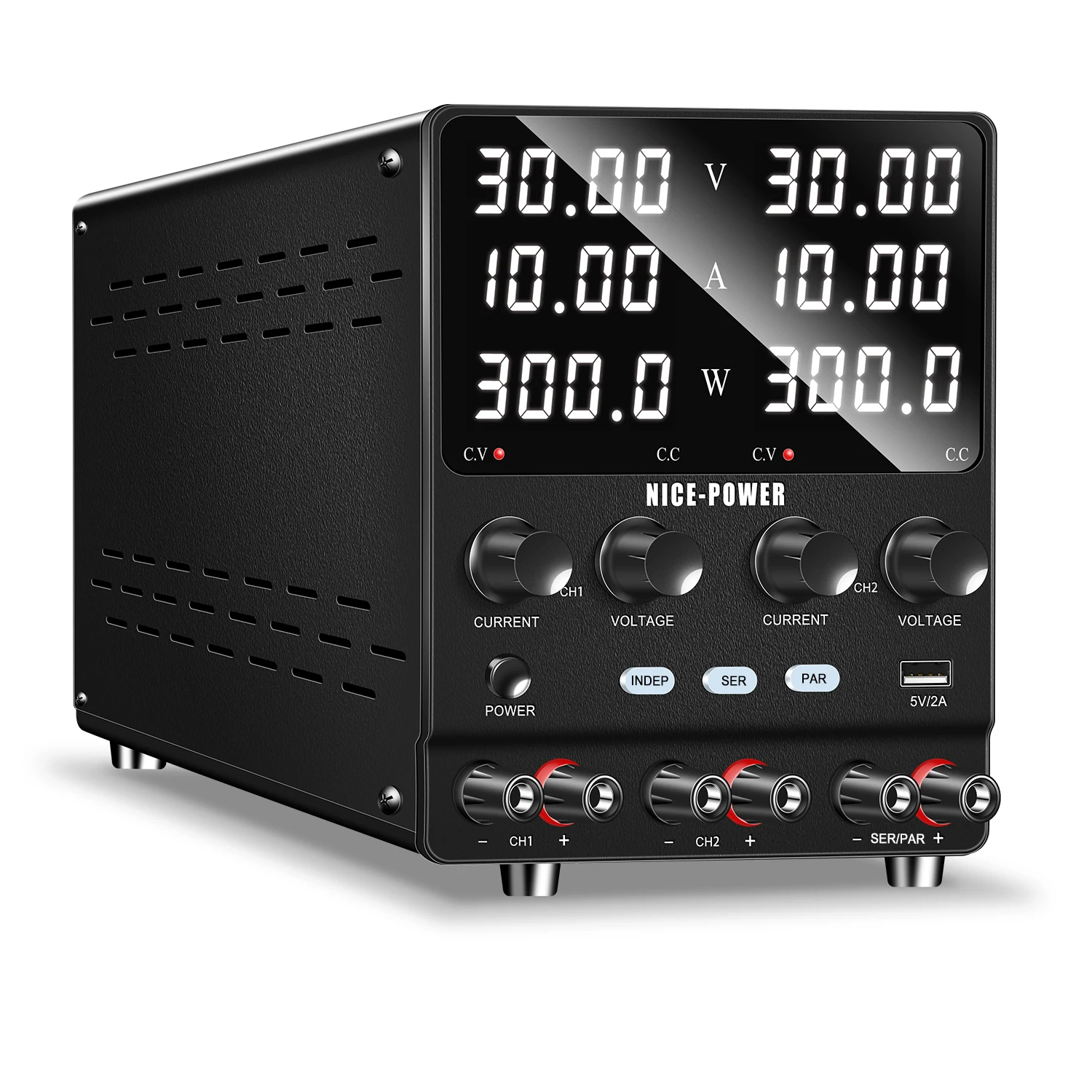 NICE-POWER SPS3010-2KD 30V 10A Dual-Channel DC Power Supply