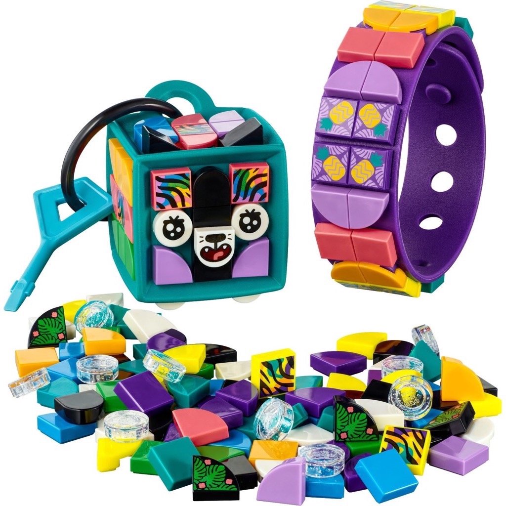 เลโก้ LEGO DOTs 41945 Neon Tiger Bracelet & Bag Tag