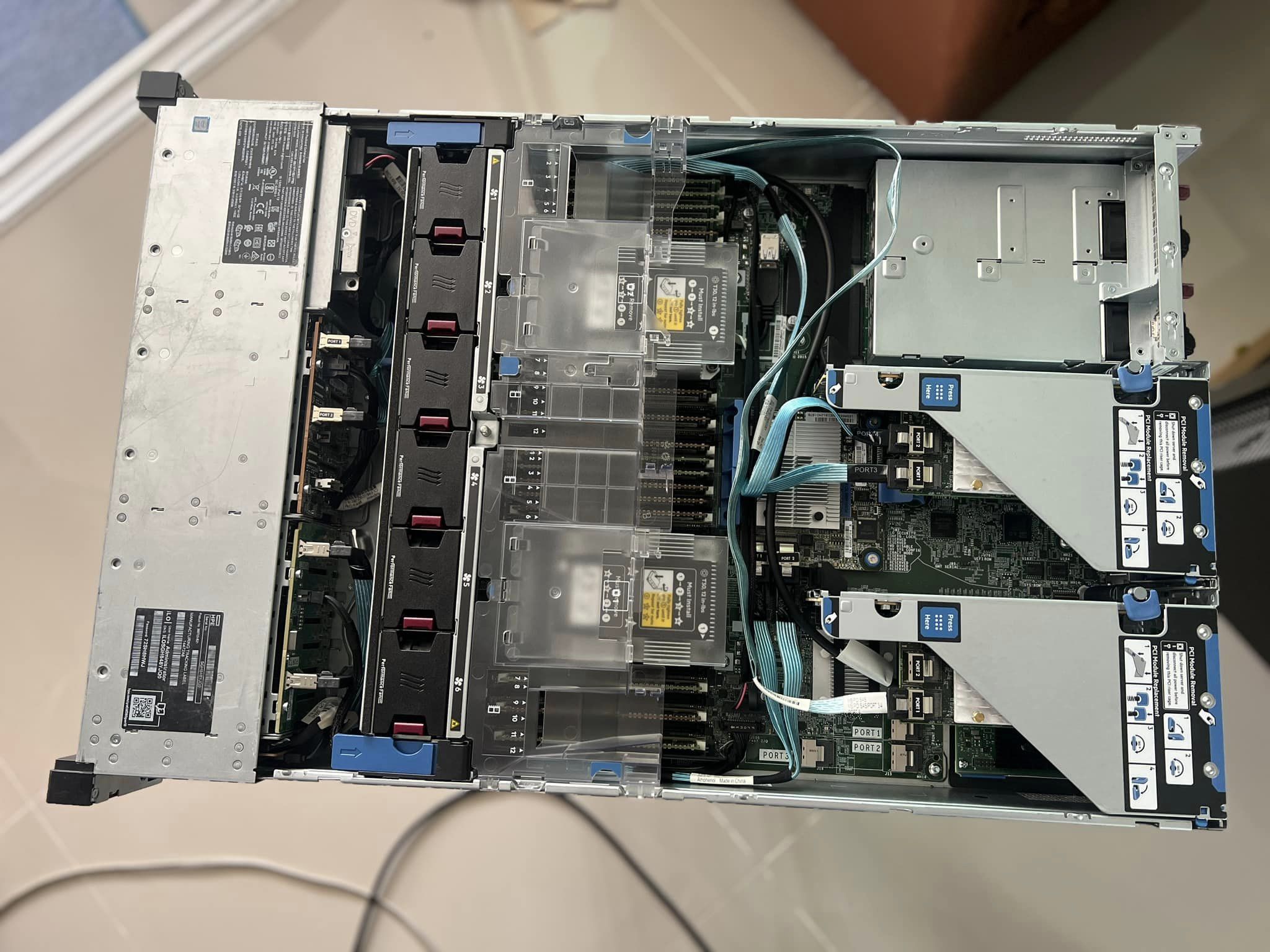 server hp dl380 gen10 2cpu 256gb 40Cores 80Threads ประกัน 3 เดือน เอชพีเซิร์ฟเวอร์มือสองพร้อมใช้งาน