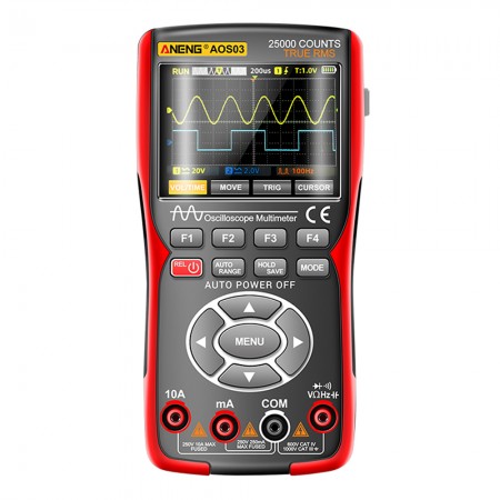ANENG AOS03 Dual-channel Oscilloscope + Multimeter
