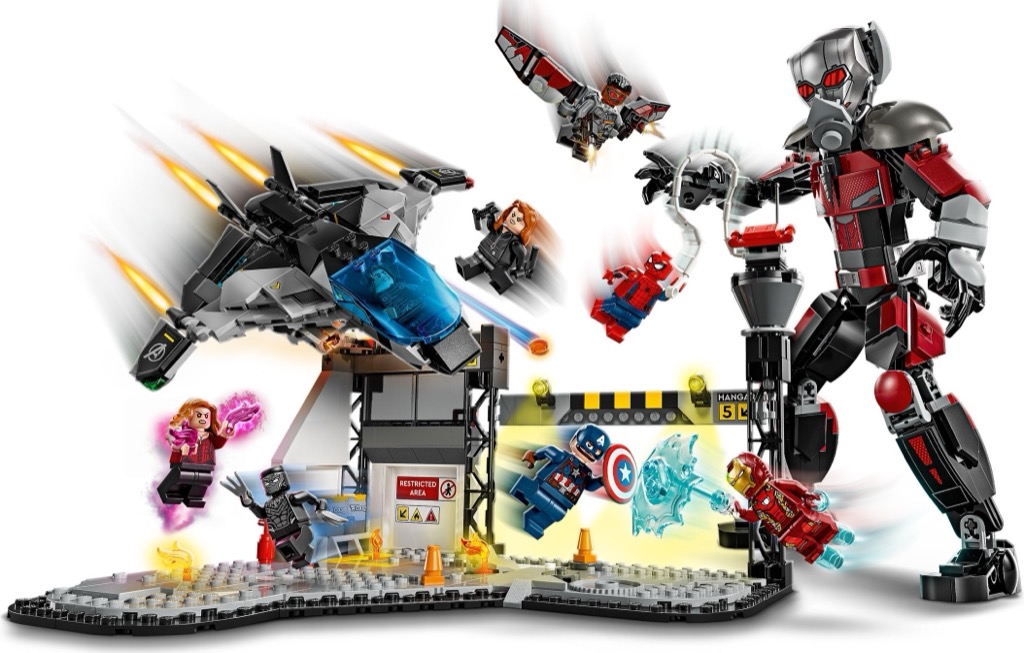 เลโก้ LEGO Super Heroes 76314 Captain America: Civil War Action Battle