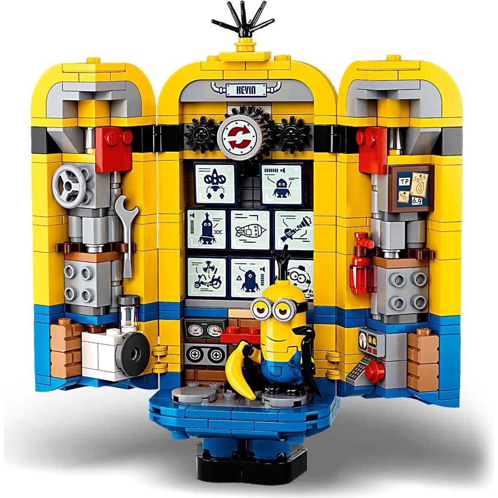 เลโก้ LEGO Minions 75551 Brick-built Minions and their Lair