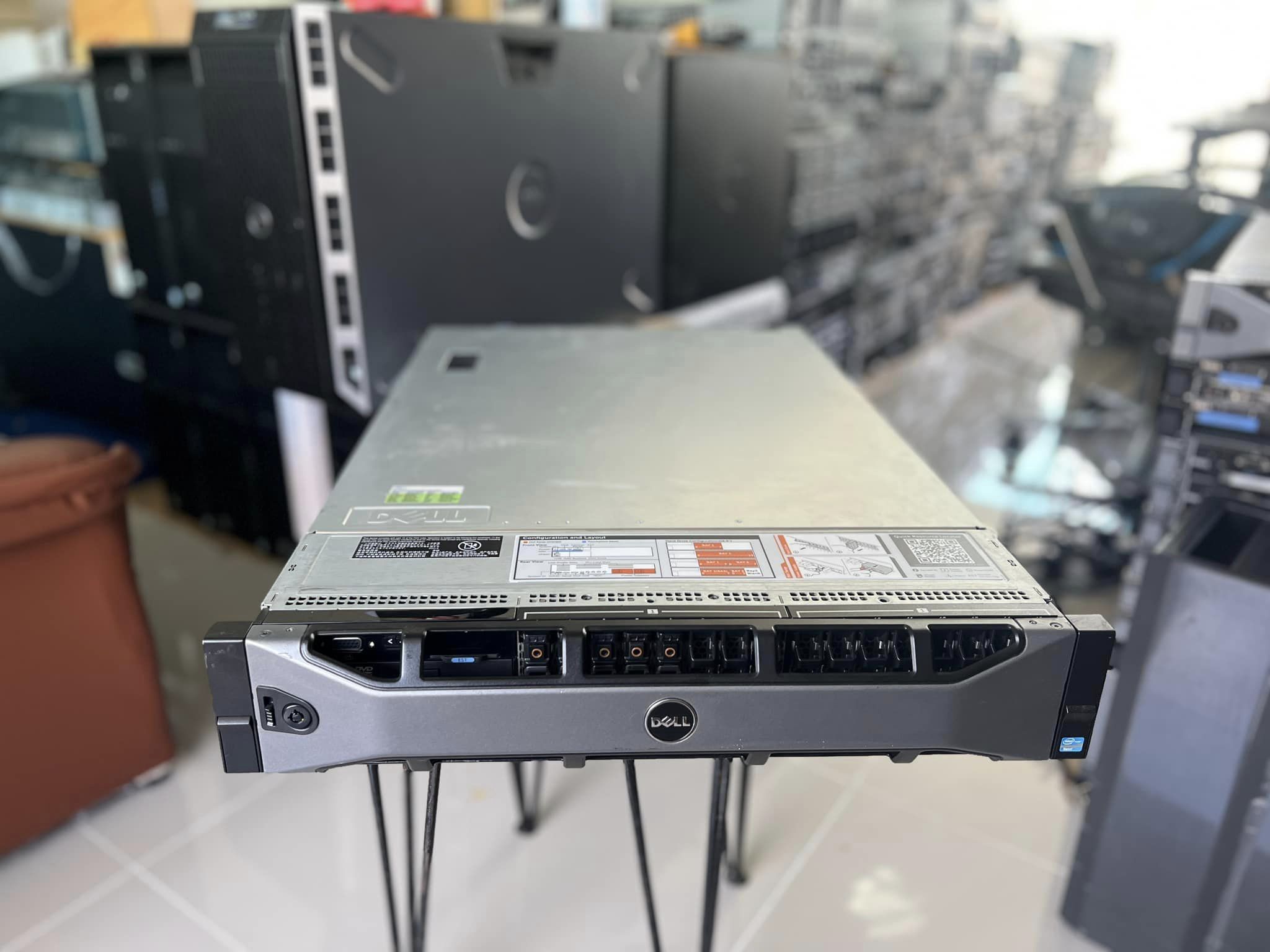 dell r720 2cpu 64gb 20cores รองรับ hdd 16 ลูก เซิฟเวอร์มือสองพร้อมใช้งาน