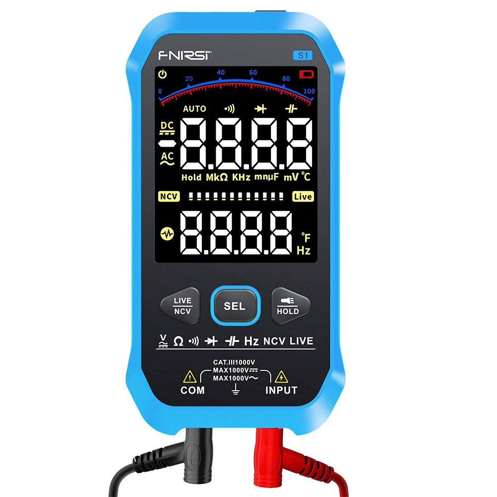FNIRSI S1 Large Screen Digital Display Smart Multimeter