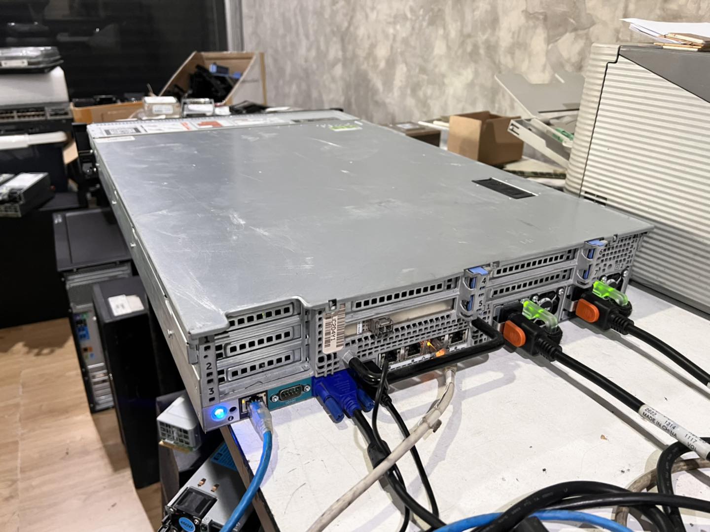 Server dell r720 2cpu 32gb 20cores เซิฟเวอร์มือสองพร้อมใช้งาน