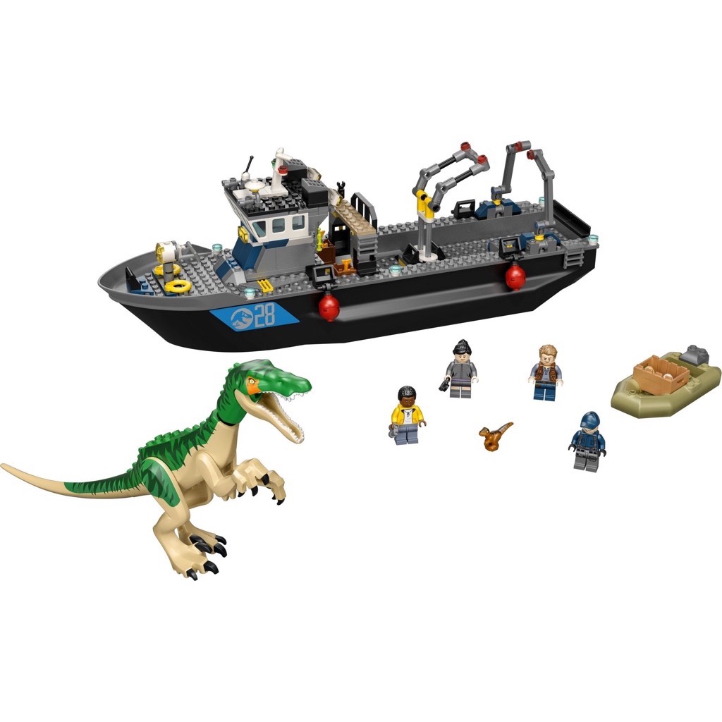 เลโก้ LEGO Jurassic World 76942 Baryonyx Dinosaur Boat Escape