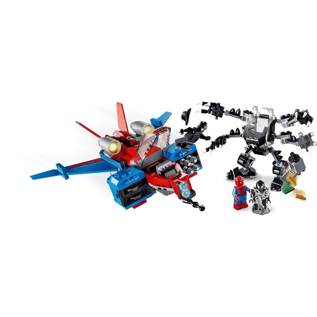 เลโก้ LEGO Super Heroes 76150 Spiderjet vs. Venom Mech