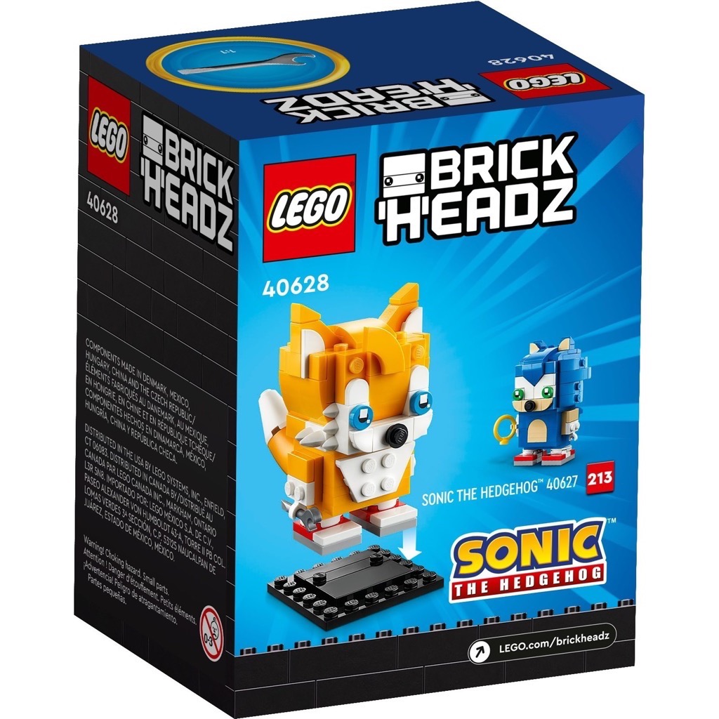 เลโก้ LEGO BrickHeadz 40628 Miles 'Tails' Prower