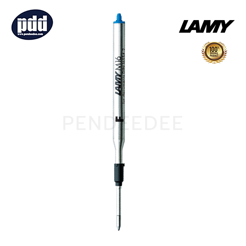 LAMY ไส้ปากกาลูกลื่น ลามี่ เอ็ม16 หมึกน้ำเงิน หัวเอฟ 0.5 มม. LAMY M16 Blue Ink Fine Point 0.5 mm. Ballpoint Refill