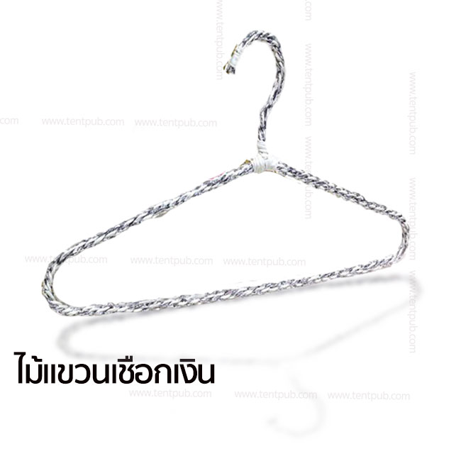 ไม้แขวนเชือก(แพ็ก12ชิ้น)