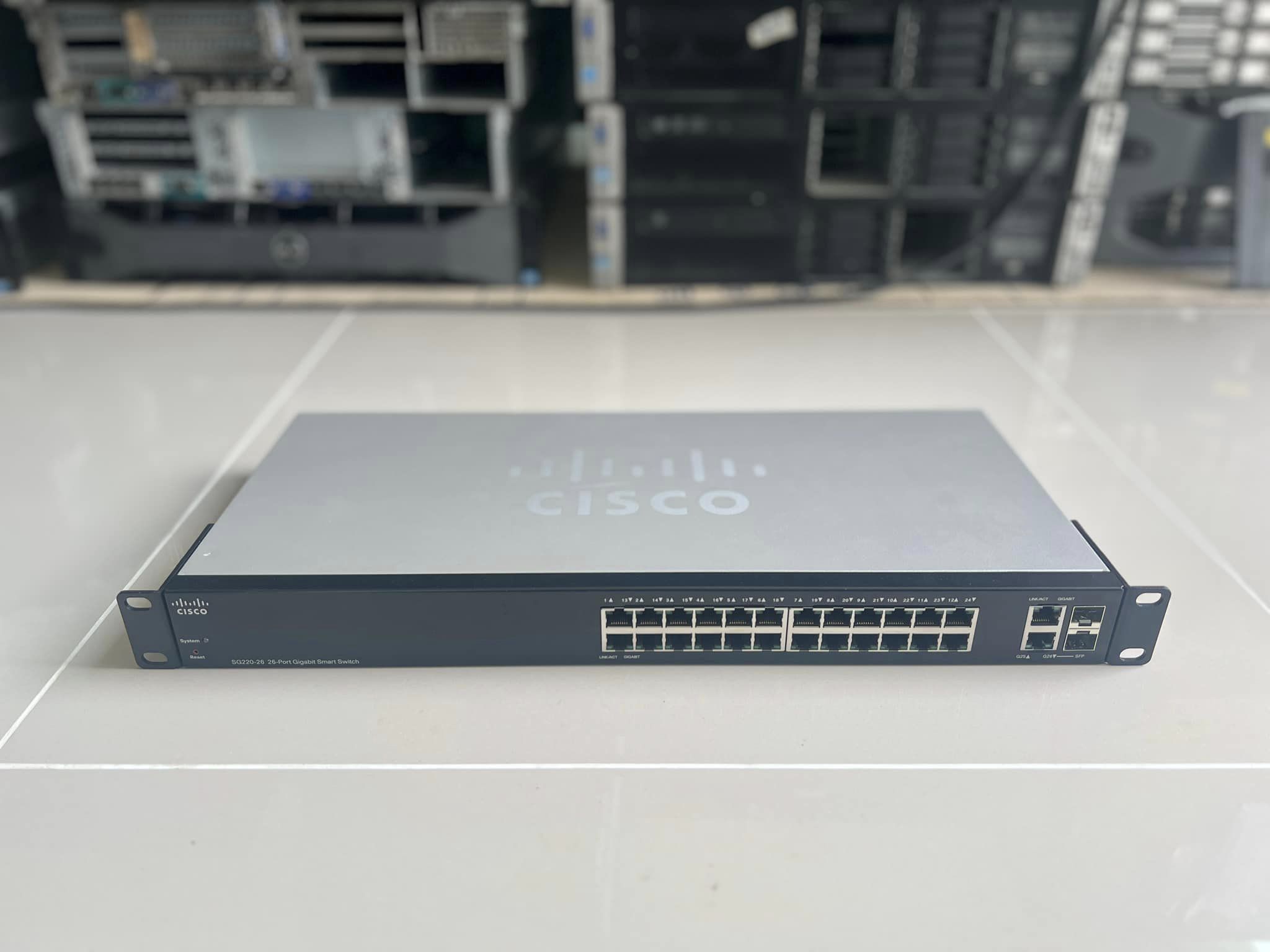switch cisco sg220 26 port gigabit สวิทมือสองพร้อมใช้งาน