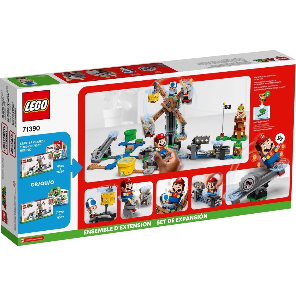 เลโก้ LEGO Super Mario 71390 Reznor Knockdown