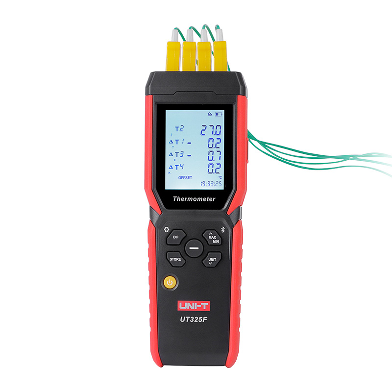 UNI-T UT325F Digital Thermometer 4Ch Bluetooth