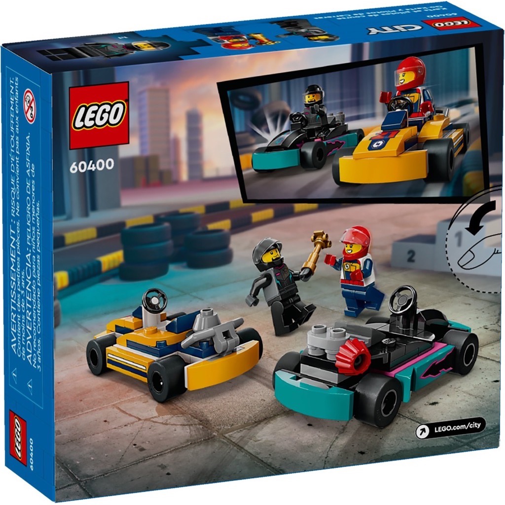 เลโก้ LEGO City 60400 Go-Karts and Race Drivers