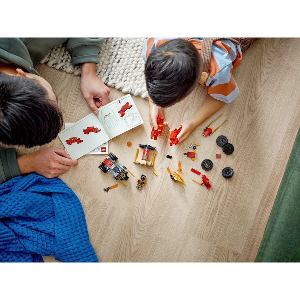 เลโก้ LEGO Ninjago 71789 Kai and Ras's Car and Bike Battle