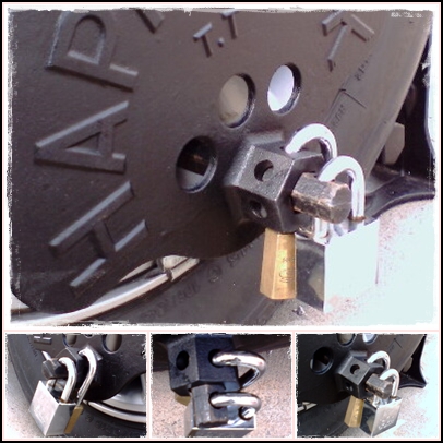 ล็อคล้อ กันขโมยรถ