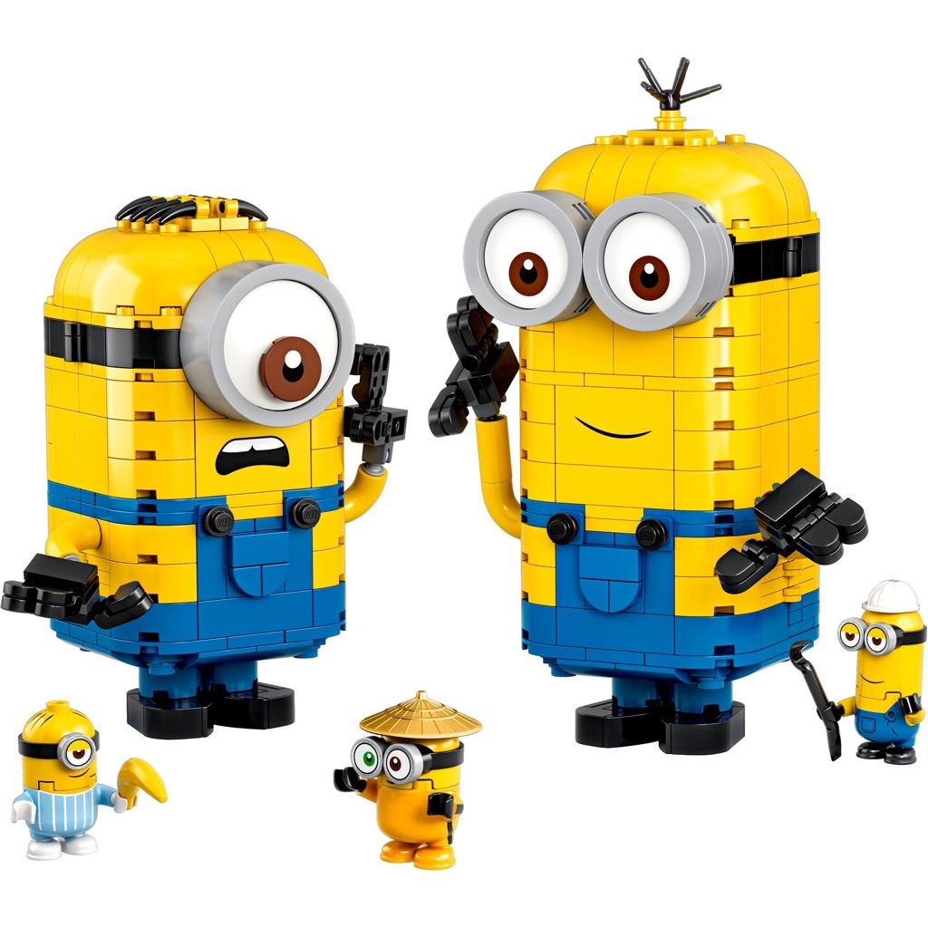 เลโก้ LEGO Minions 75551 Brick-built Minions and their Lair
