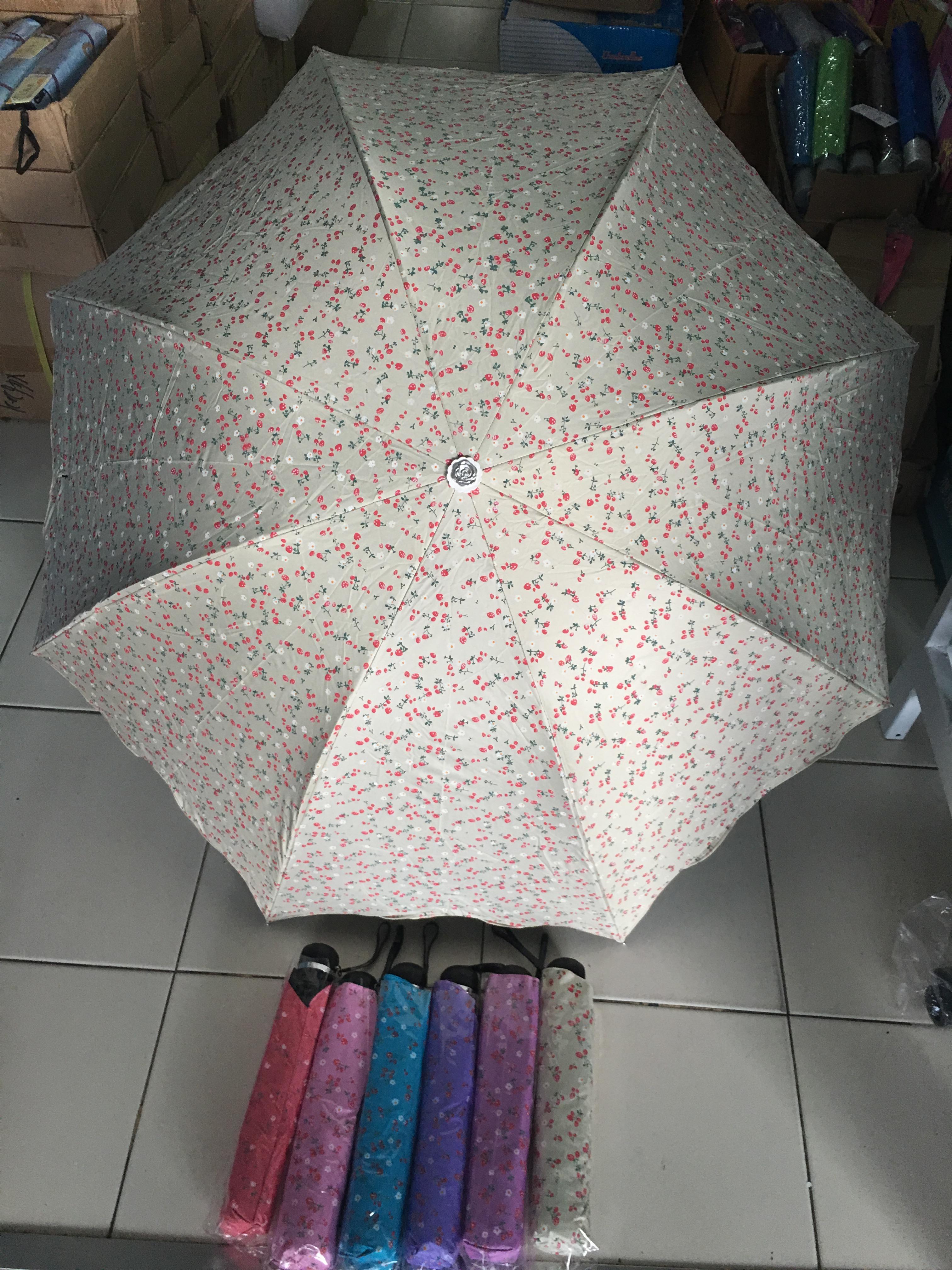 ร่มโค้งแฟชั่นยูวีดำรหัส3417