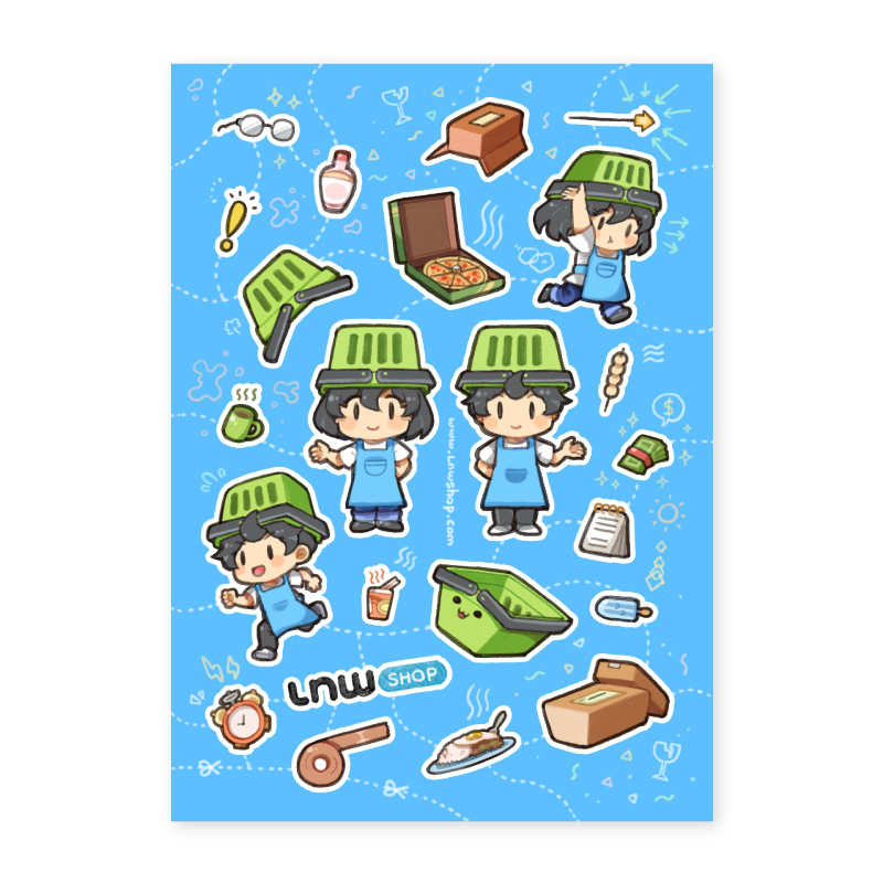 [Pre-Order] สติ๊กเกอร์แผ่น LnwShop