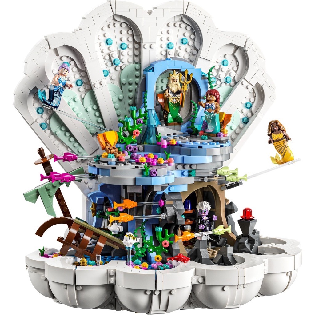 เลโก้ LEGO Exclusives 43225 Disney - The Little Mermaid Royal Clamshell (มีกล่องกระดาษตรงรุ่น)