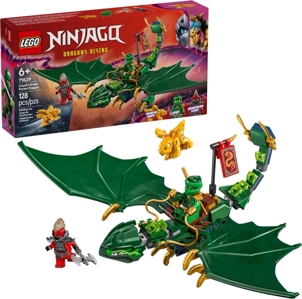 เลโก้ LEGO Ninjago 71829 Lloyd's Green Forest Dragon