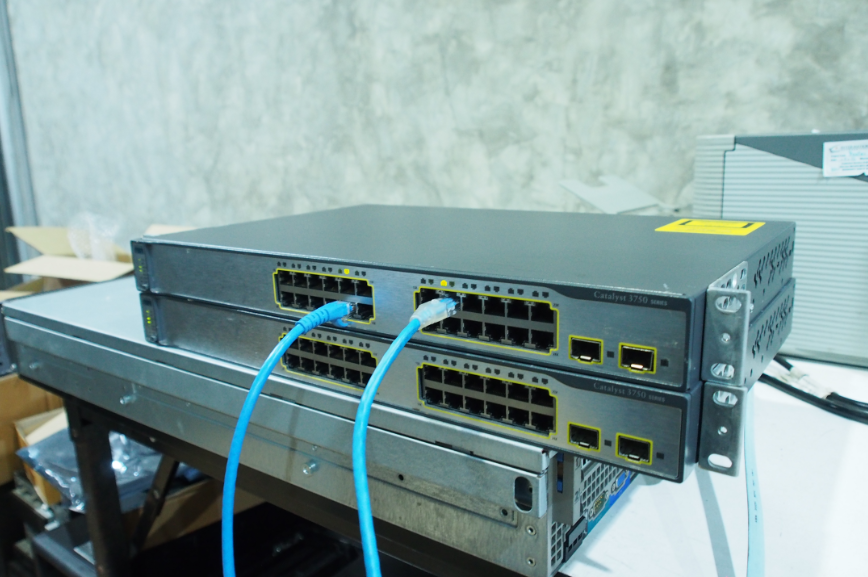Cisco 3750-24TS-Sมือ 2 พร้อมใช้งาน