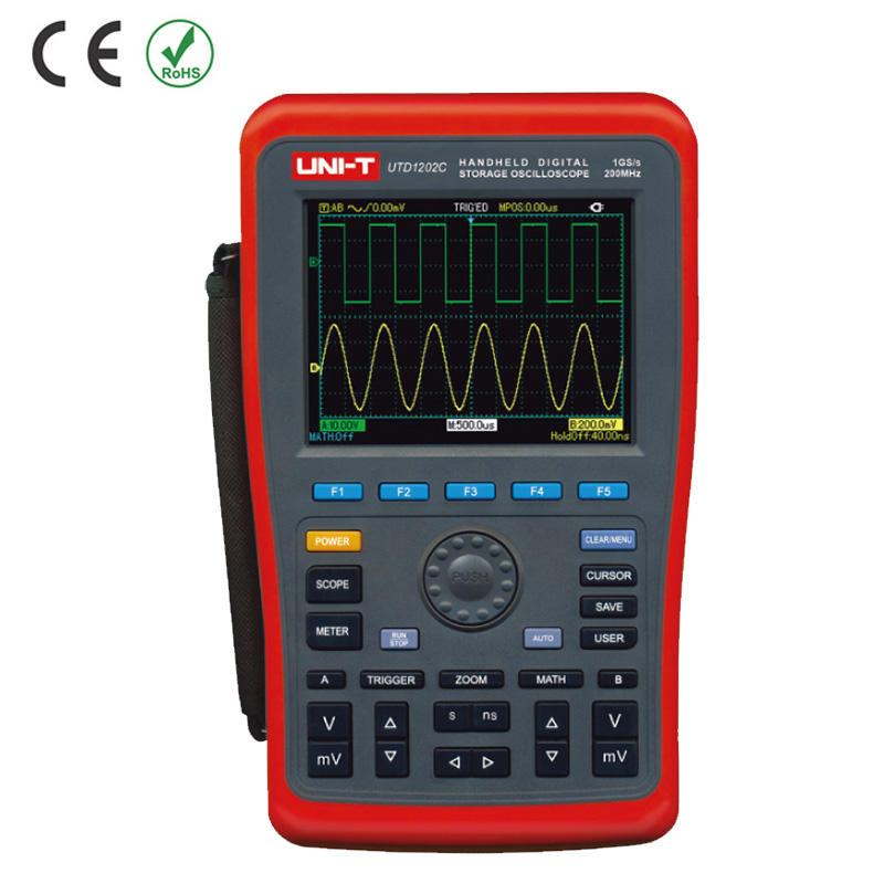 UNI-T UTD1202C 200MHZ Handheld Digital Ossilloscope+Meter