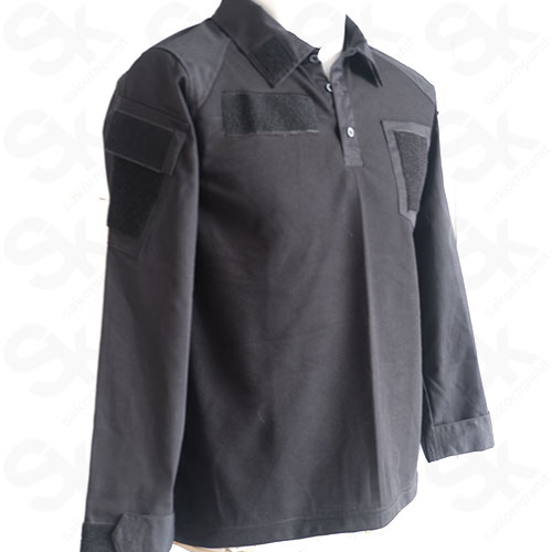 เสื้อฟาติกสีดำ แขนยาว(ผ้ากันลม)..