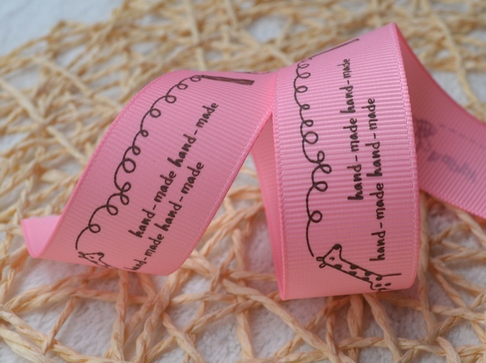 ริบบิ้นผ้าพิมพ์ลายการ์ตูนสัตว์น่ารัก 6 สี กว้าง 25 mm #AN26